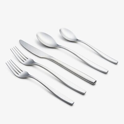 Cambridge Averie Satin 18/0 Stainless Steel 20 Piece Flatware Set 402320CNW12R, MPN: 402320CNW12R, …