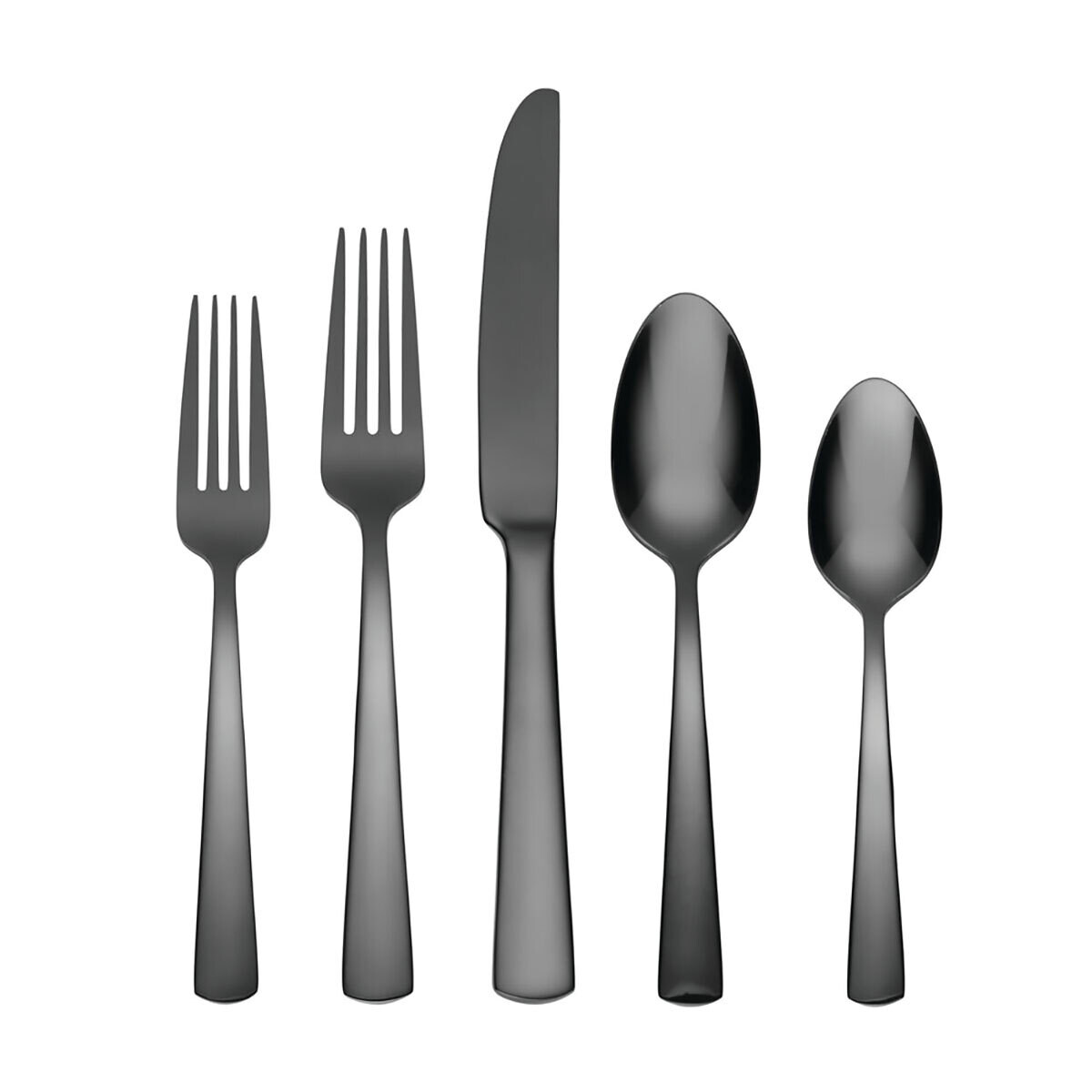 Oneida Aptitude Glossy Midnight 20 Piece Flatware Set B1023020AL20, MPN: B1023020AL20, 79363143174