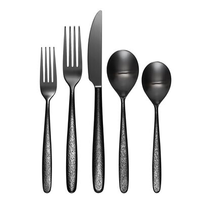 Oneida Storm 20 Piece Flatware Set Black 894807, MPN: 894807, 79363143532