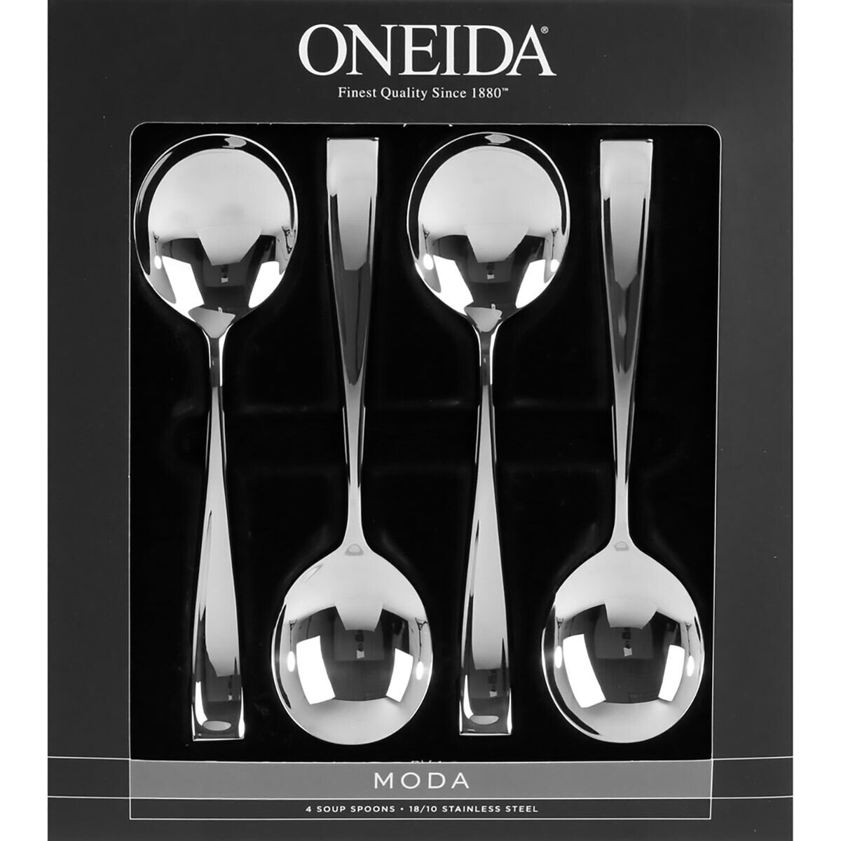Oneida Moda Set of 4 Soup Spoons T711004N