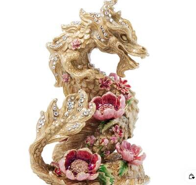 Jay Strongwater JinLong 2024 Year of the Dragon Figurine SDH1977-253, MPN: SDH1977-253, 848510043960