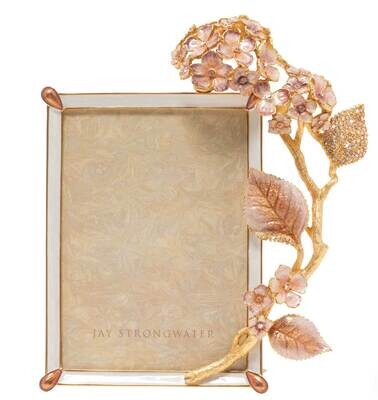 Jay Strongwater Gail Hydrangea 5x7 Picture Frame Boudoir SPF5827-281, MPN: SPF5827-281, 848510023788