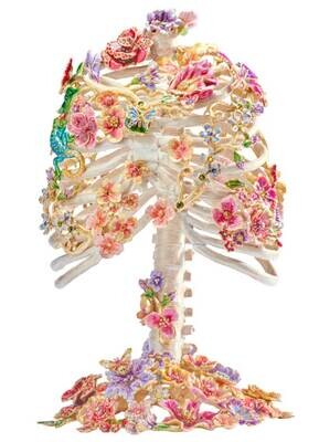 Jay Strongwater Brantley Ribcage Figurine SDH1969-289, MPN: SDH1969-289, 848510043038