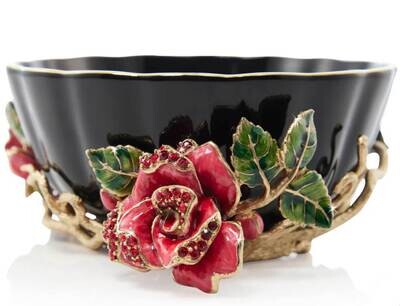 Jay Strongwater Catherine Nightbloom Bowl SDH2584-256, MPN: SDH2584-256, 848510043687