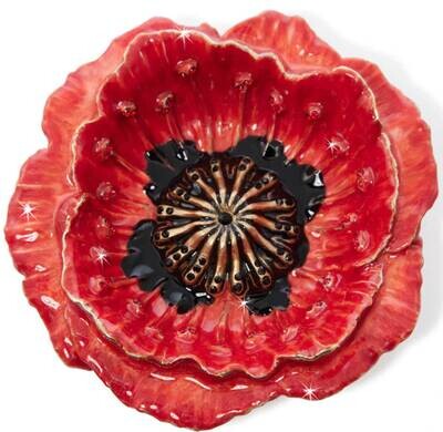 Jay Strongwater Stacie Poppy Trinket Tray SDH2580-256, MPN: SDH2580-256, 848510043489