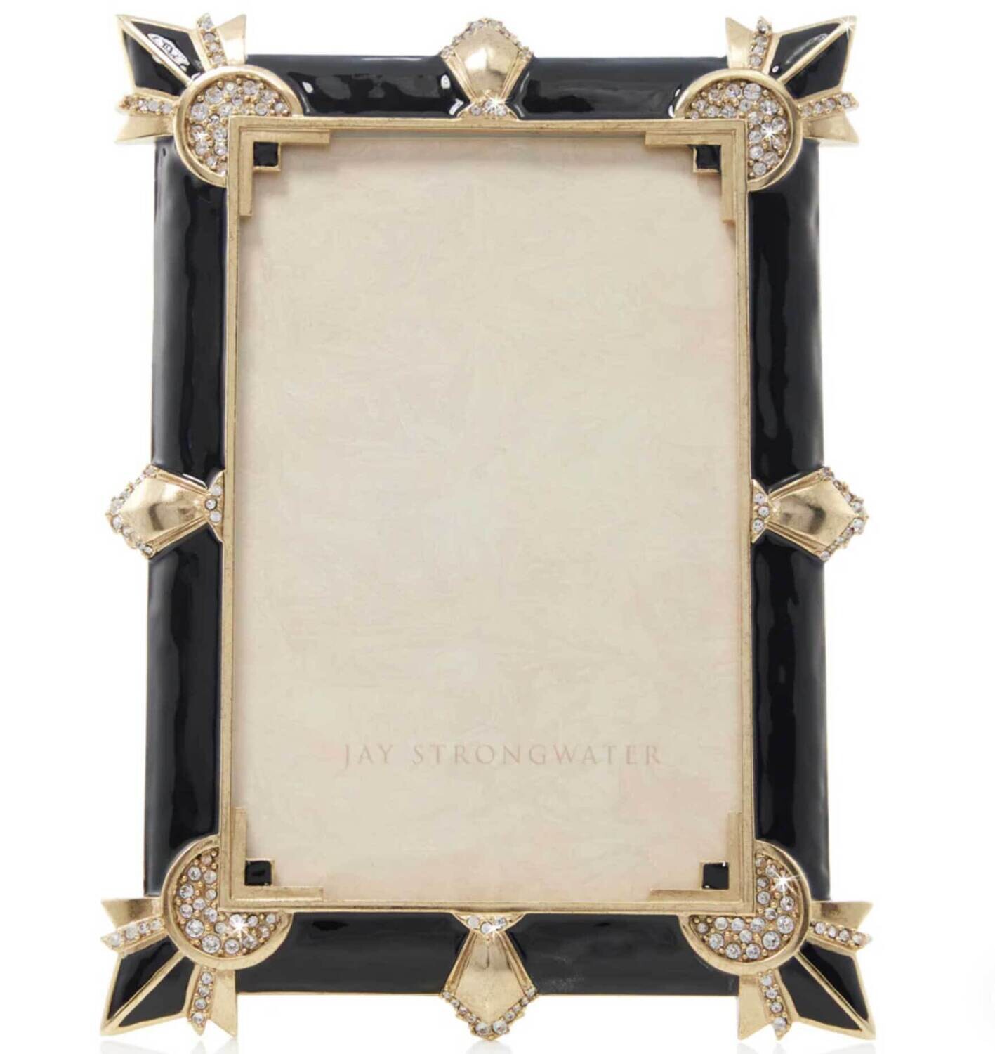 Jay Strongwater Ruth 4 x 6 Inch Art Deco Picture Frame SPF5900-220