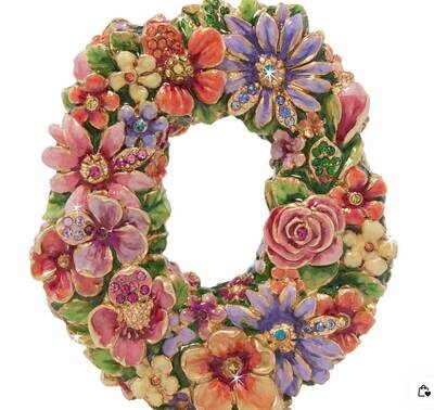 Jay Strongwater Masie Floral Hugs Figurine SDH2589-256, MPN: SDH2589-256, 848510044004