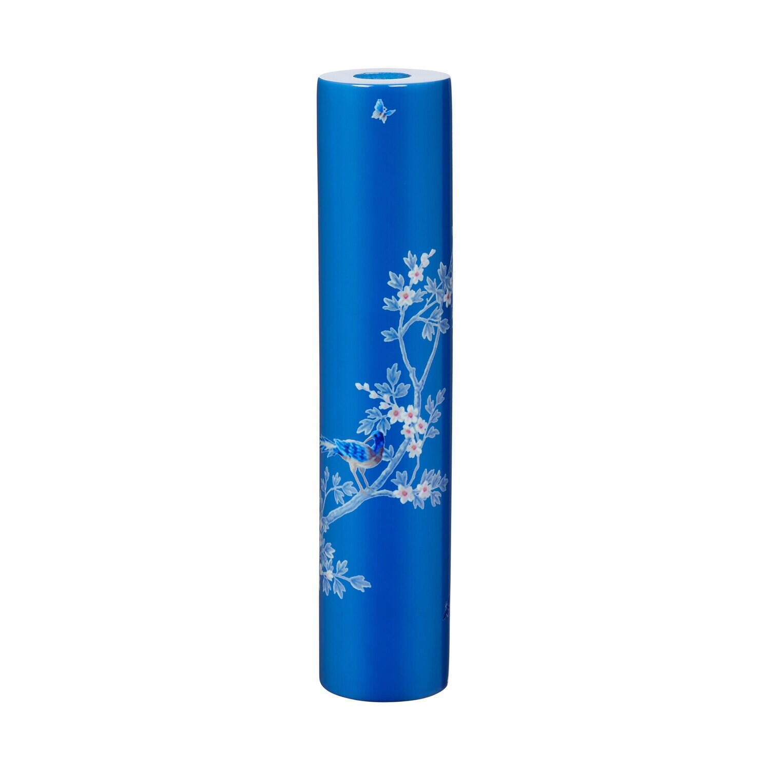 Addison Ross 24cm Chinoirserie Candlestick Blue CA12000