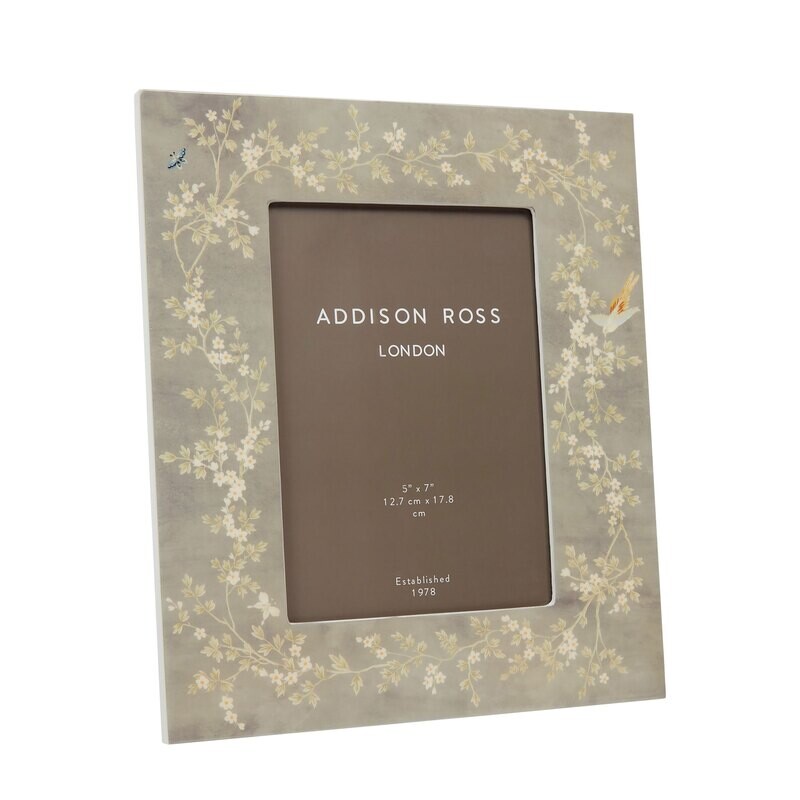 Addison Ross 5 x 7 Inch Picture Frame Chinoiserie Grey FR12001