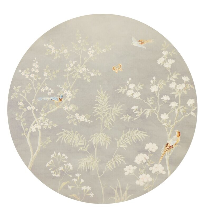 Addison Ross 38cm Chinoiserie Placemat Grey PL12001