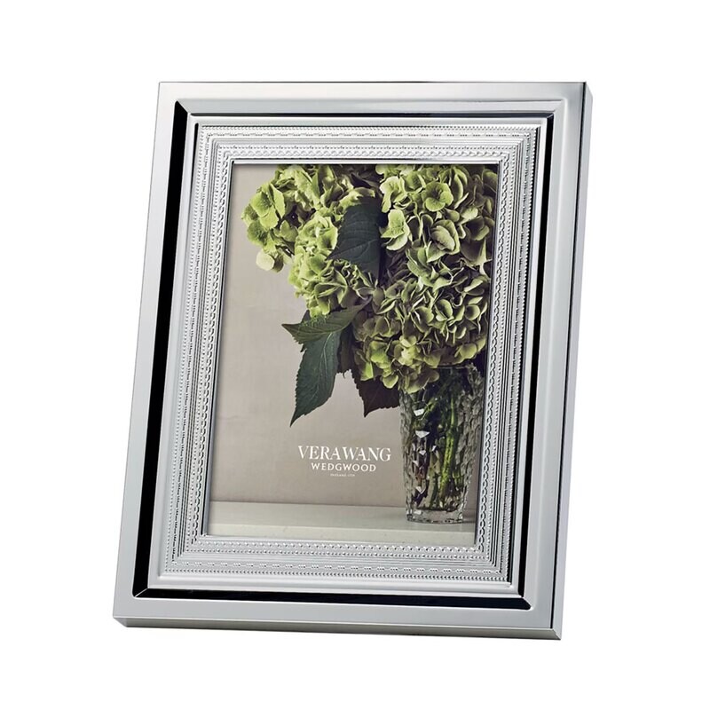 Wedgwood Vera Wang With Love Picture Frame 5 x 7 Inch Silver 57003606121