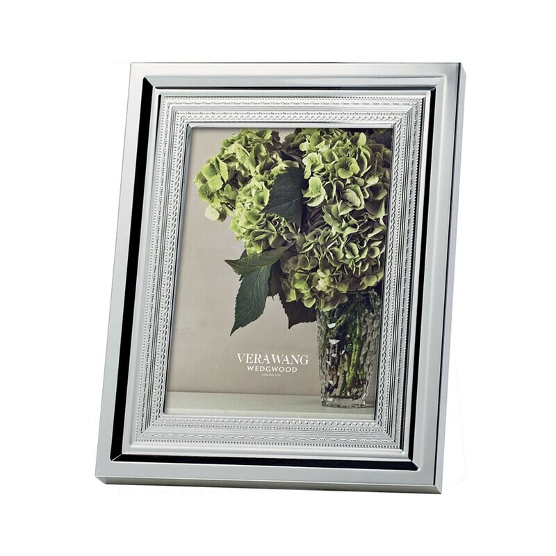 Wedgwood Vera Wang With Love Picture Frame 4 x 6 Inch Silver 57003606120