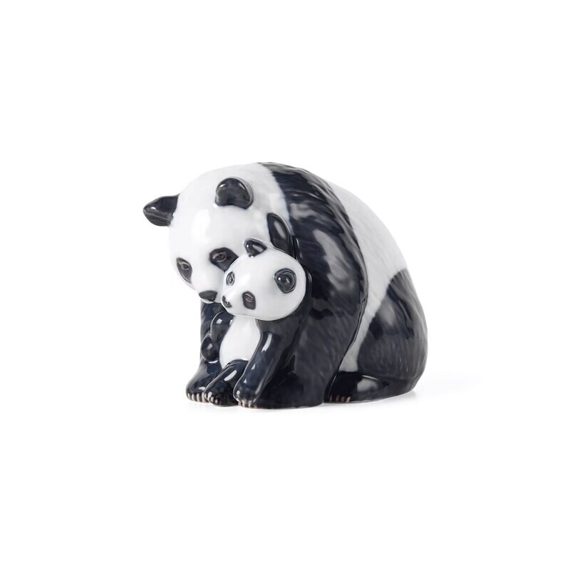 Royal Copenhagen Panda with Cub Figurine 13 cm 5.12 Inch 1071385