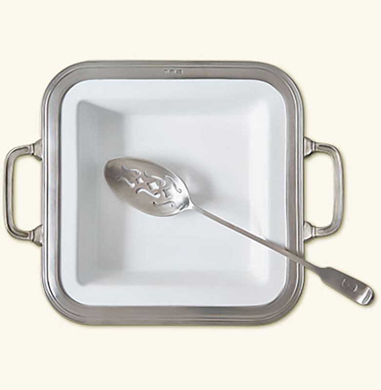 Match Pewter Gianna Square Serving Dish With Handles A887.1