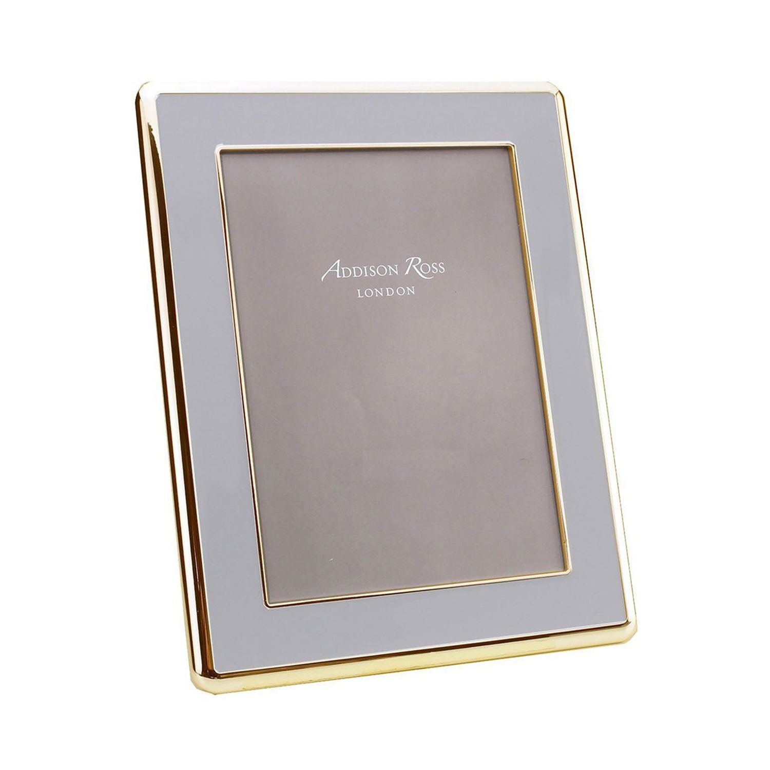 Addison Ross 5 x 5 Inch Picture Frame 30mm Gold &amp; Stone Grey FR6508