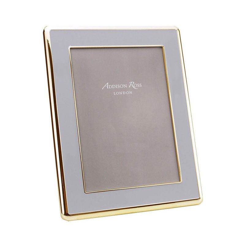 Addison Ross 5 x 5 Inch Picture Frame 30mm Gold & Stone Grey FR6508