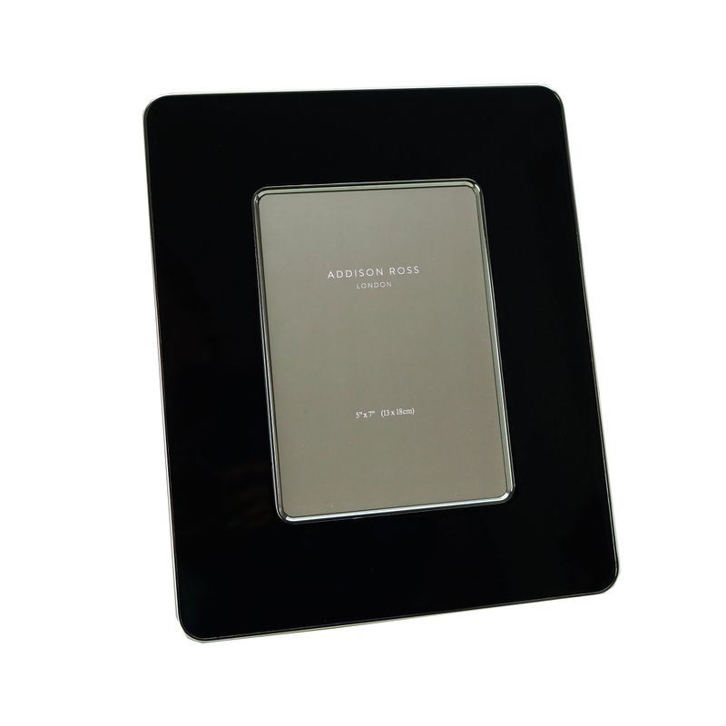 Addison Ross 5 x 7 Inch Picture Frame 5cm Silver Black FR6201