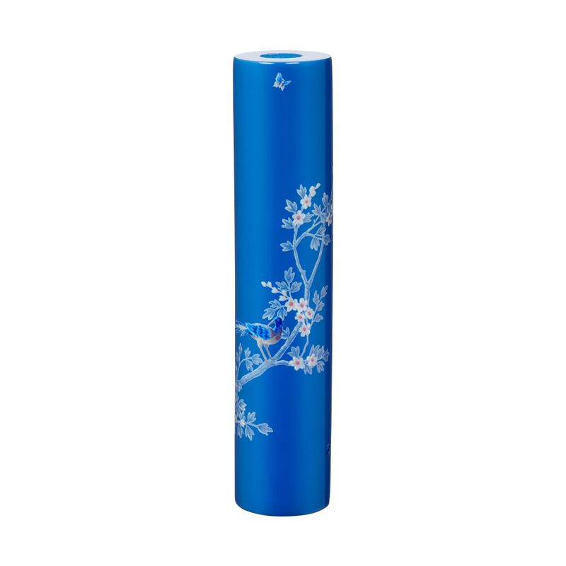 Addison Ross 24cm Chinoirserie Candlestick Blue CA12000