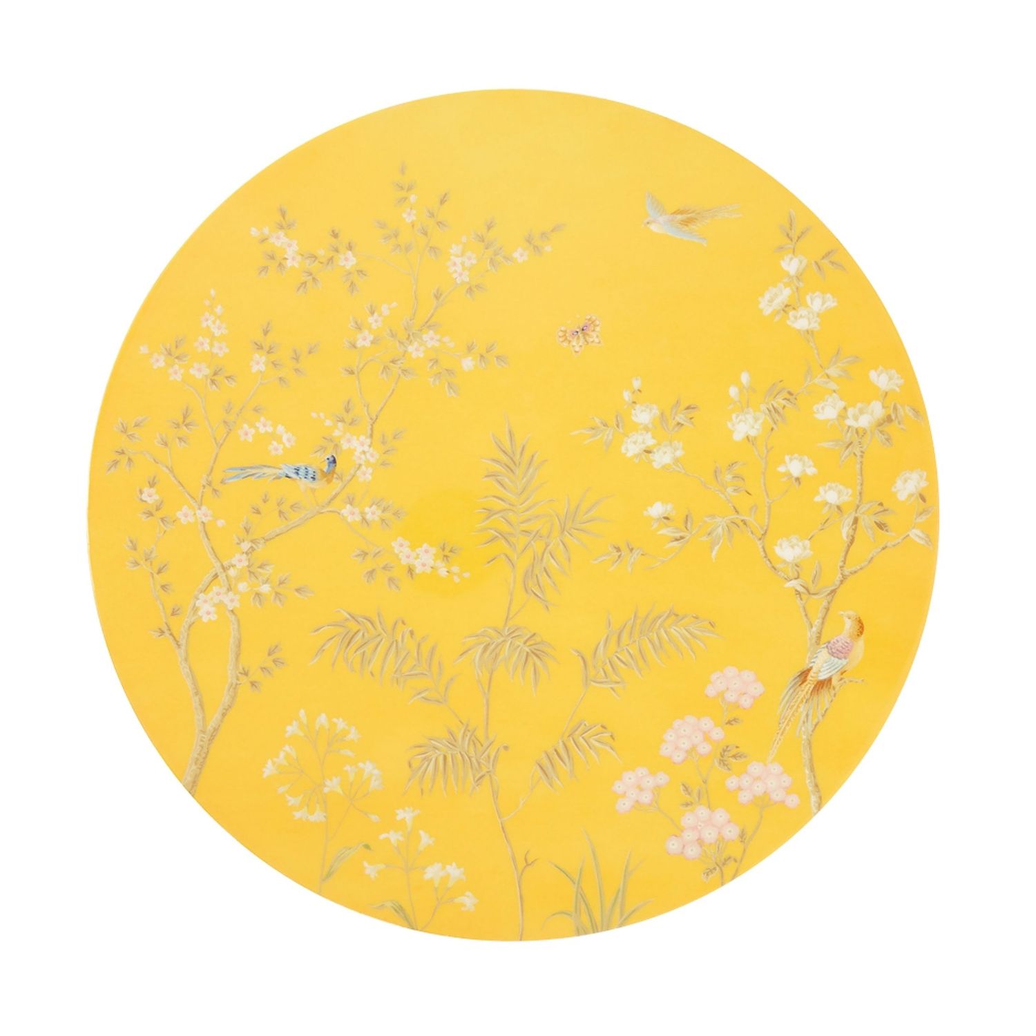 Addison Ross 38cm Chinoiserie Placemat Yellow PL12003