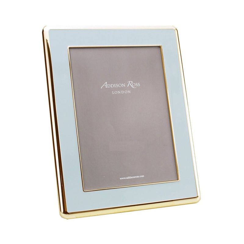 Addison Ross 4 x 6 Inch Picture Frame 30mm Gold & Powder Blue FR6517