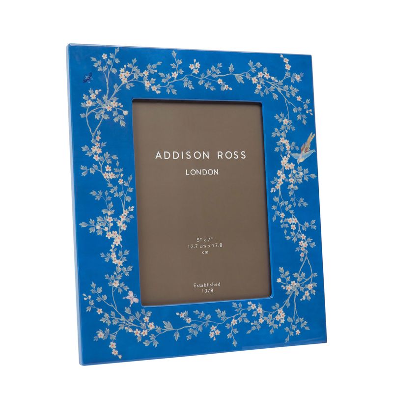 Addison Ross 5 x 7 Inch Picture Frame Chinoiserie Blue FR12000