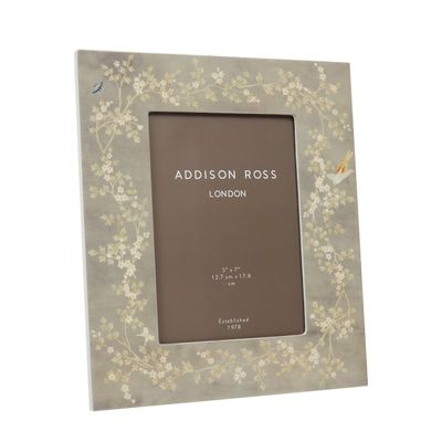 Addison Ross 5 x 7 Inch Picture Frame Chinoiserie Grey FR12001, MPN: FR12001, UPC/EAN: 5024043200277