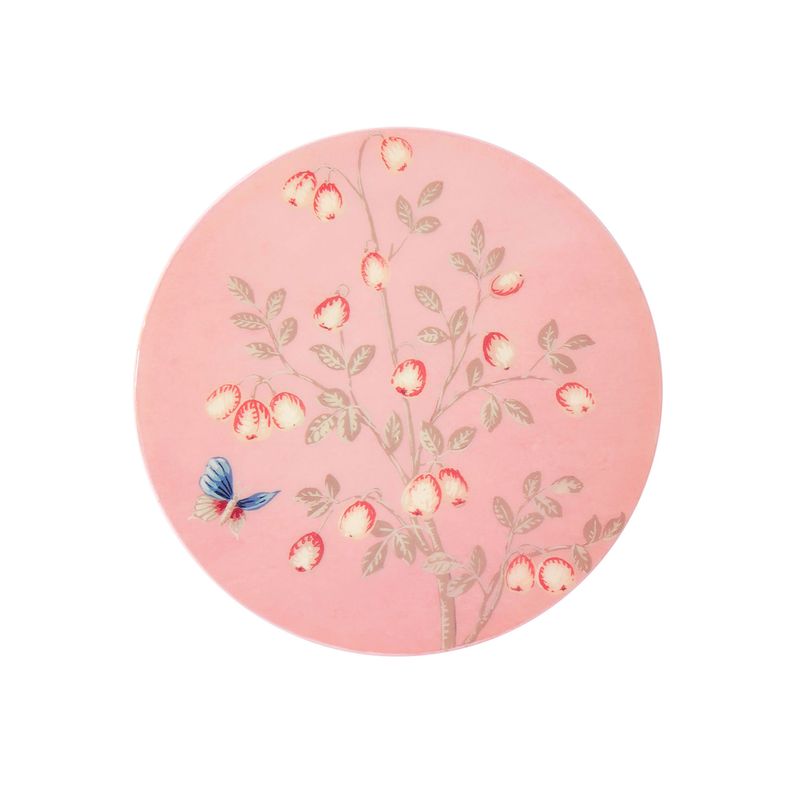 Addison Ross 12cm Chinoiserie Coaster Pink CS12004