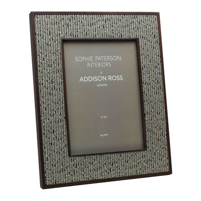 Addison Ross 8 x 10 Inch Picture Frame Faux Grey Tweed Rattan FR9100, MPN: FR9100, UPC/EAN: 5024043…
