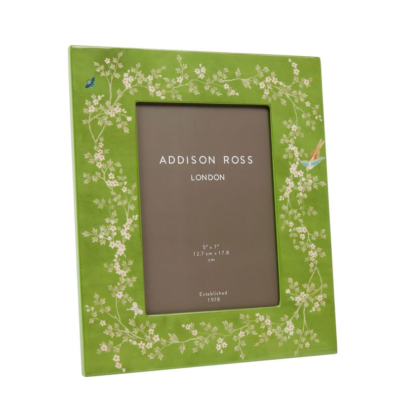 Addison Ross 5 x 7 Inch Picture Frame Chinoiserie Green FR12002