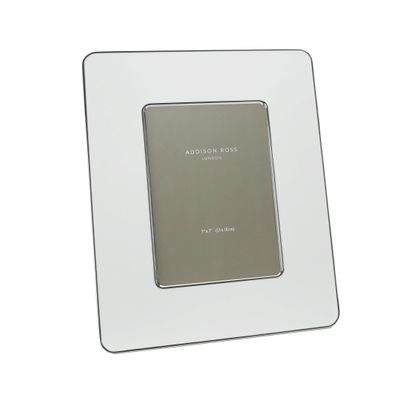 Addison Ross 5 x 7 Inch Picture Frame 5cm Silver White FR6200, MPN: FR6200, UPC/EAN: 5024043198130