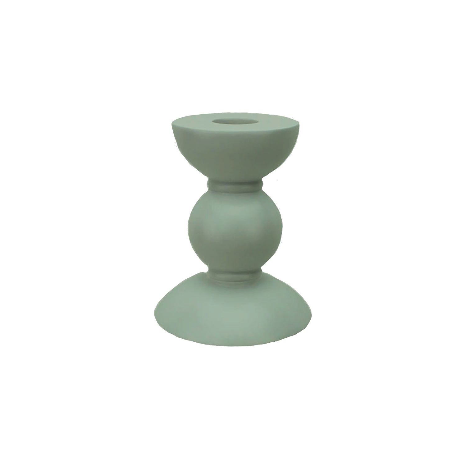 Addison Ross 10cm Bobbin Sage Candlestick CA1304, MPN: CA1304, UPC/EAN: 5024043199090