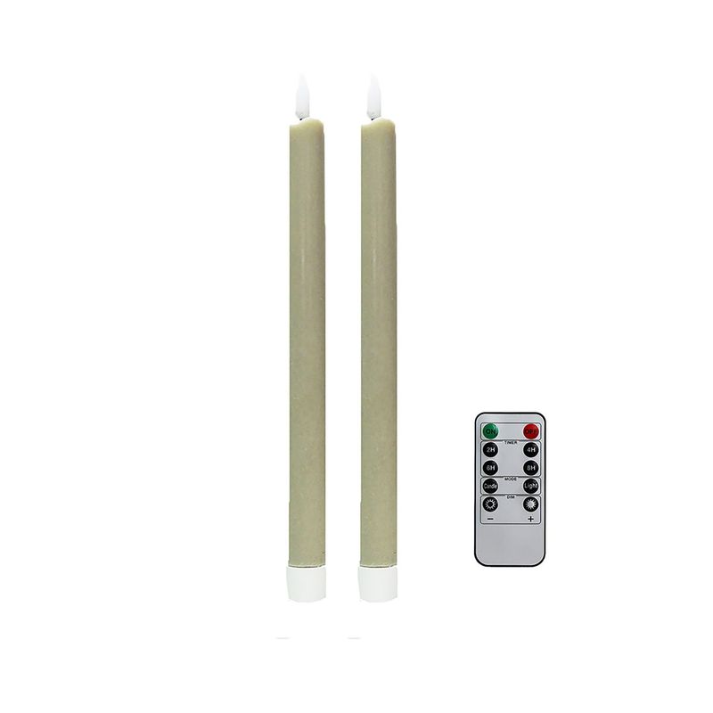 Addison Ross 23cm LED Candle Cappuccino CA2001