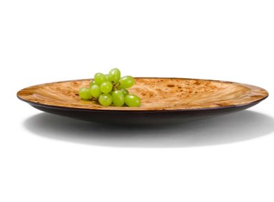 LADORADA Burl Veneer Round Centerpiece CD-BU-NA-1600, MPN: CD-BU-NA-1600,