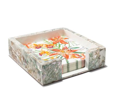 LADORADA Mother of Pearl Natural Large Napkin Holder NH-MP-NA-0808, MPN: NH-MP-NA-0808,