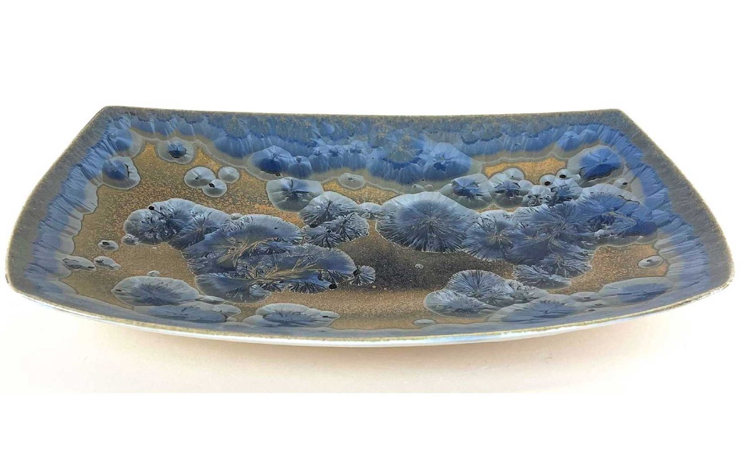 Michael Wainwright Borealis Frost Blue Oval Platter 27BO60, MPN: 27BO60,