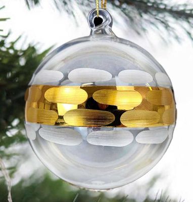 Michael Wainwright Truro Gold Glass Ornament 48TR32, MPN: 48TR32, 810027201980