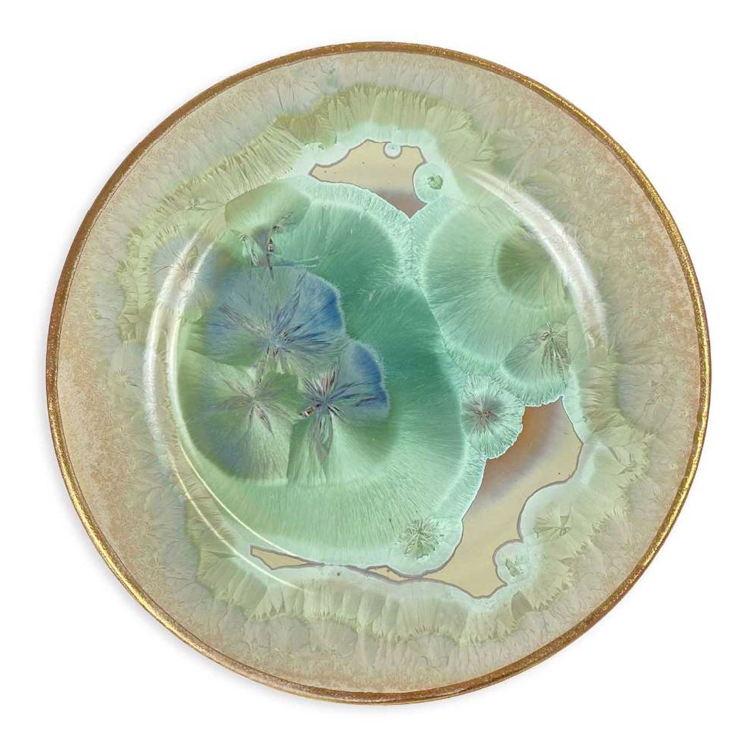 Michael Wainwright Borealis Aqua Dessert Plate 12BO66, MPN: 12BO66,