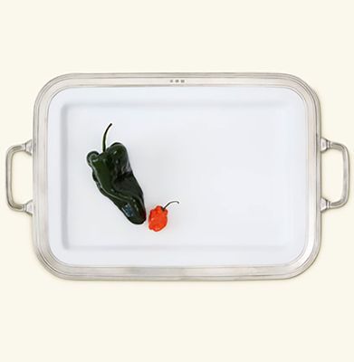Match Pewter Gianna Rectangluar Platter Large With Handles A886.1, MPN: A886.1,