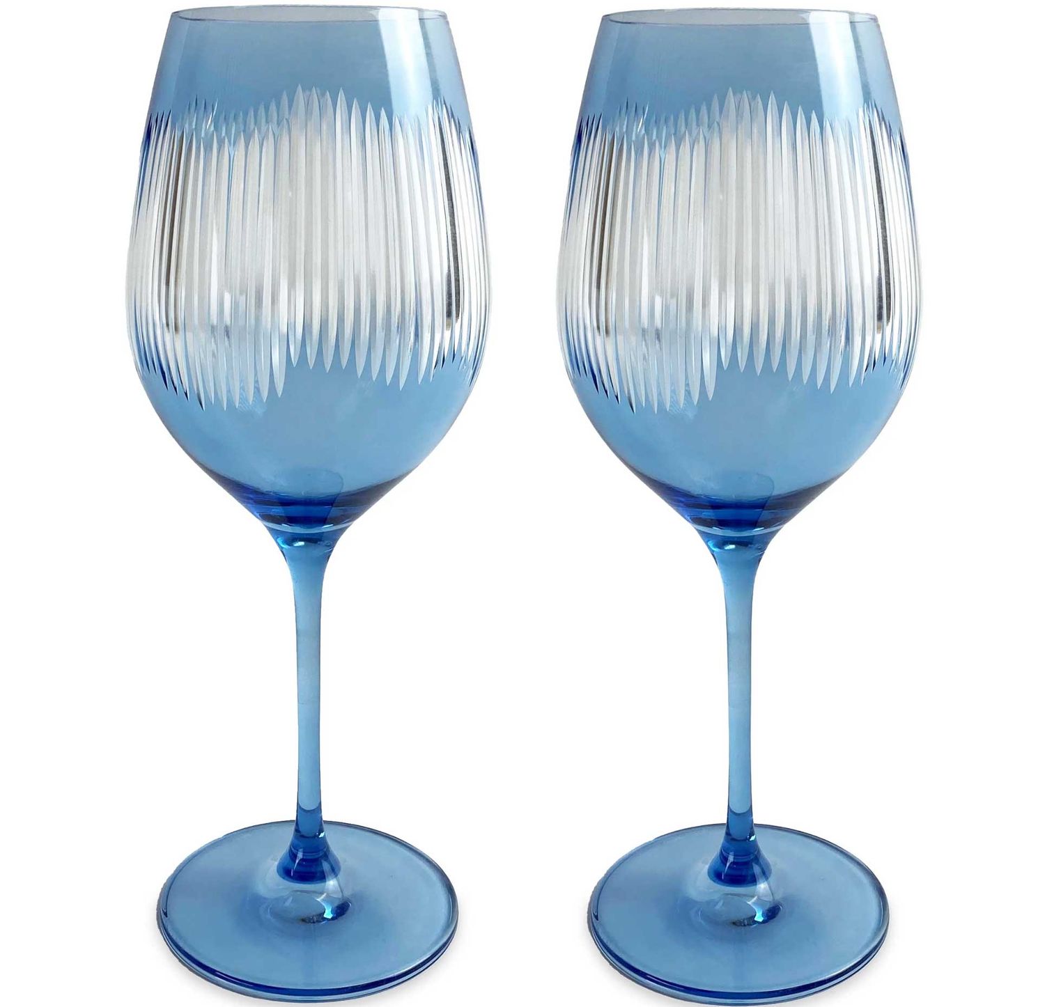 Michael Wainwright Berkshire Blue Wine Stem Set of 2 116BK65, MPN: 116BK65, 810027202109