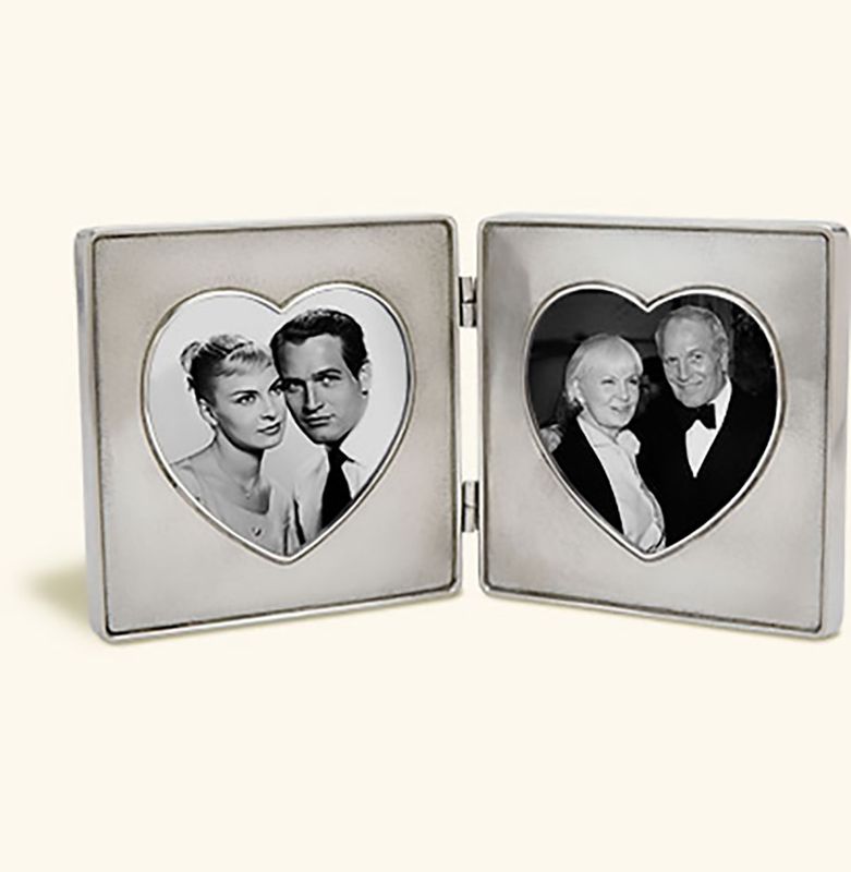 Match Pewter Two Hearts Picture Frame 1401.5