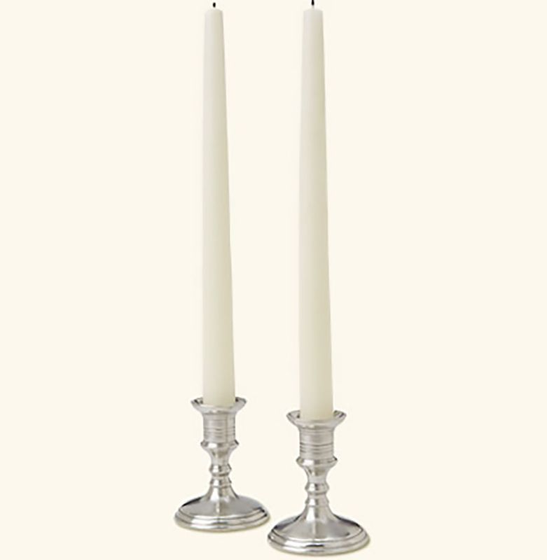 Match Pewter Prato Candlestick Small Pair 787