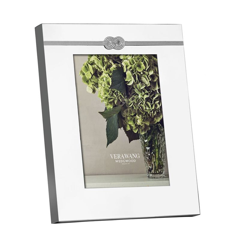 Wedgwood Vera Wang Infinity Picture Frame 5 x 7 Inch Silver 57005207102