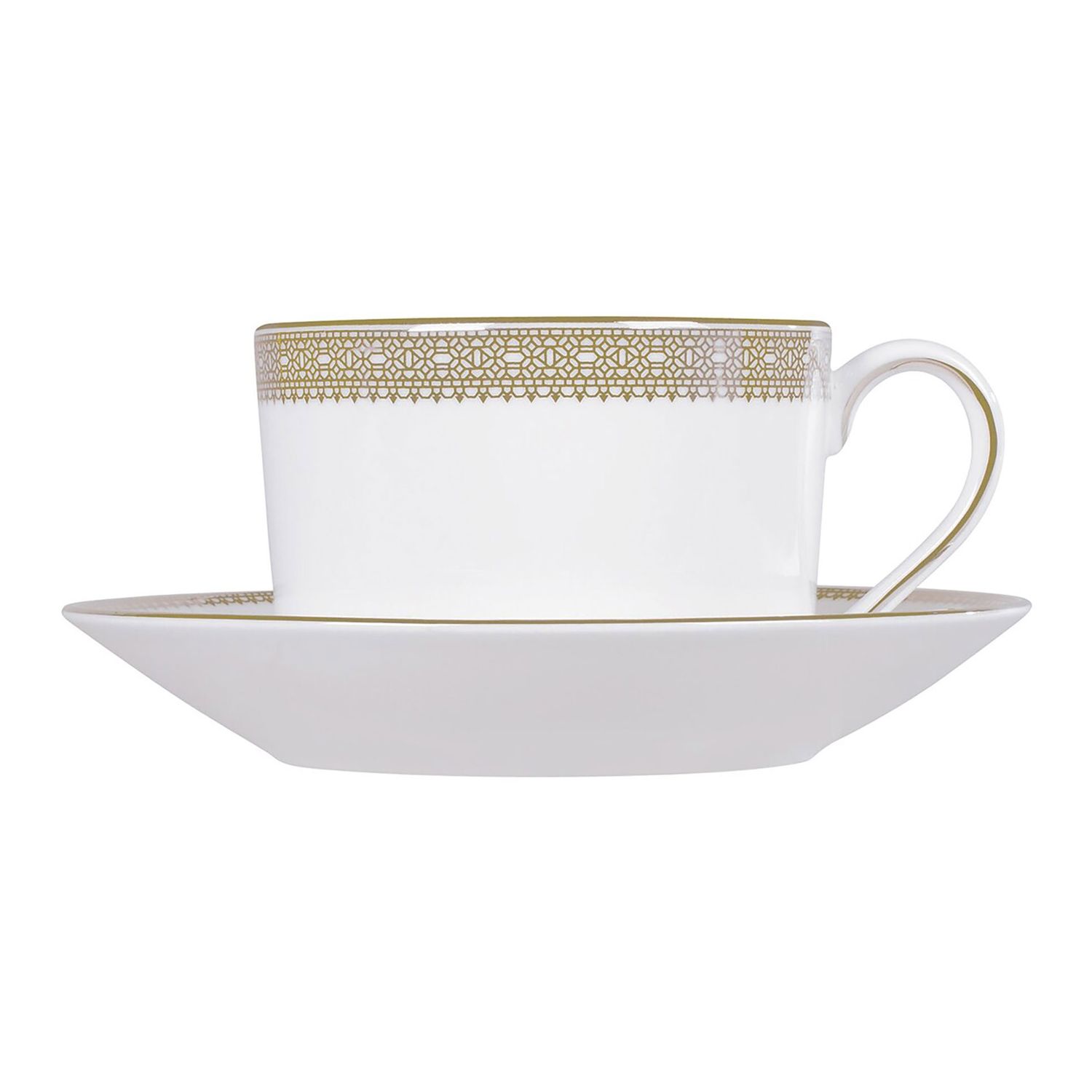 Wedgwood Vera Wang Lace Gold Teacup &amp; Saucer 210ml 7.1floz 1058011, MPN: 1058011, 701587445962