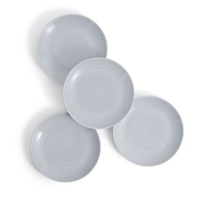 Royal Doulton Gordon Ramsay Maze Plate 22cm 8.7 Inch Light Grey Set of 4 1070310, MPN: 1070310, 701…