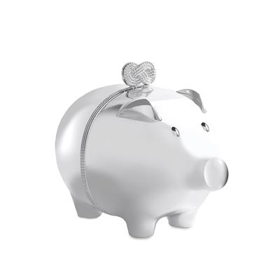 Wedgwood Vera Wang Infinity Baby Piggy Bank Silver 57005207110, MPN: 57005207110, 91574218632