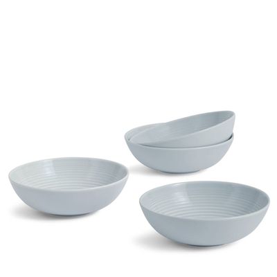 Royal Doulton Gordon Ramsay Maze Bowl 18cm 7 Inch Light Grey Set of 4 1070311, MPN: 1070311, 701587…