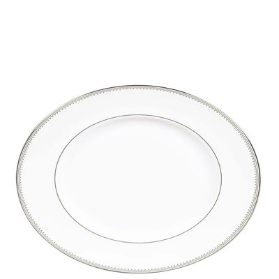 Wedgwood Vera Wang Grosgrain Oval Platter 35.7cm 14 Inch 50116403001, MPN: 50116403001, 32677684344