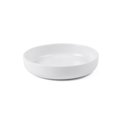 Royal Copenhagen White Fluted Ovenware Round 18.5cm 7.28 Inch 1071673, MPN: 1071673, 5705140746195
