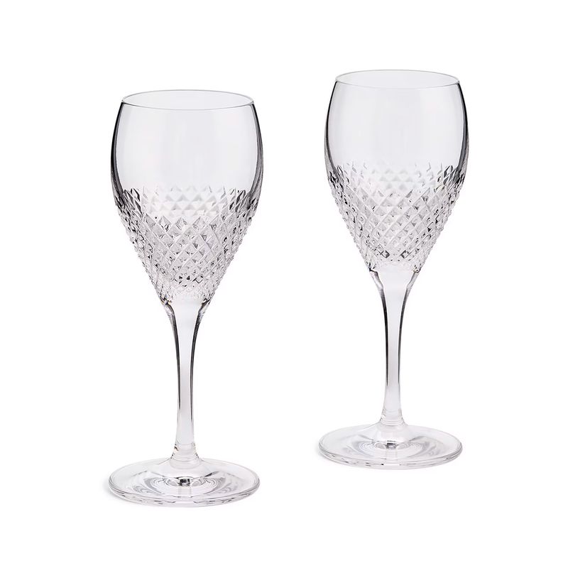 Wedgwood Vera Wang Diamond Mosaic Wine Glass Set of 2 1065057