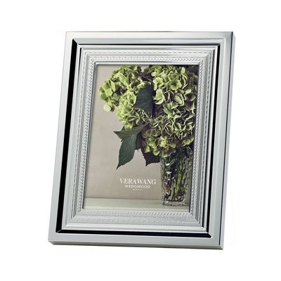 Wedgwood Vera Wang With Love Picture Frame 4 x 6 Inch Silver 57003606120, MPN: 57003606120, 9157409…